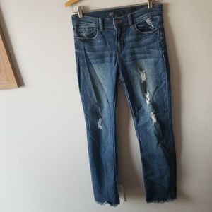 SP Black Label Raw Hem distressed jeans size 27